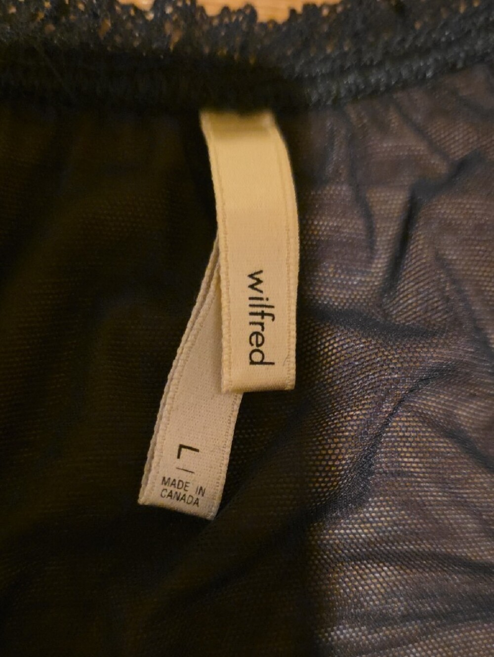 Wilfred Black Sheer Racerback Tank - Picture 2 of 4